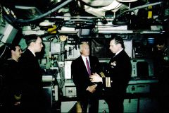 Briefing the US Ambassador, Haakensvern, Norway - 1988